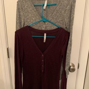 Live Love Dream 2-Cozy Rompers. Size: S & M.